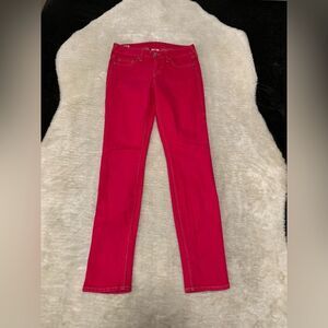 True Religion Womens Pink Skinny Denim Jeans Size 26 26x29 Pants‎ Stretch